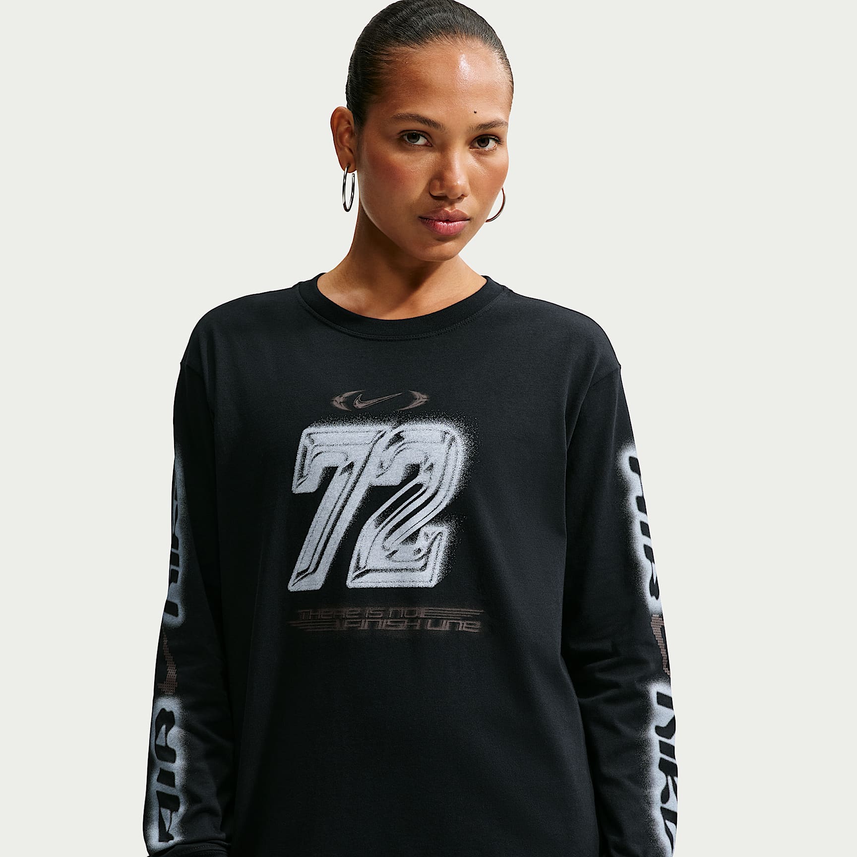 トップス 00s nike long sleeve T-shirt Nike Sportswear Classic Women's Oversized Long-Sleeve T-Shirt